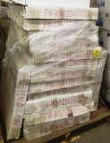PALLET OF 14 BOXES OF SHAKER FLORAL WHITE NEW CABINETS AND 1 DISPLAY