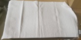 BOX OF 120 STANDARD TEXTILE CENTIUM WHITE HAND TOWELS SIZE 16