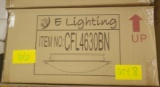 LOT OF 8 x E LIGHTING CFL4630BN LIGHT FIXTURES