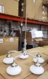 LOT OF 8 NEW ASH28868A LED 5-LIGHT CHANDELIERS