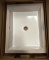 1 NEW KOHLER 228-0 VERTICYL RECTANGULAR WHITE SINK / LAVATORY