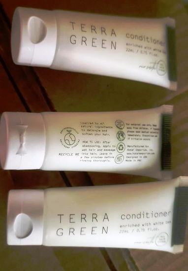 288 NEW TERRA GREEN WHITE TEA 0.75oz CONDITIONERS