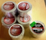 LOT OF 6 NEW ROLLS FASSON FOIL & SEALANT TAPE