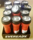 LOT OF 12 NEW EVEREADY 1D LED FLASHLIGHTS