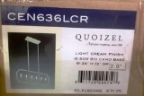 LOT OF 7 NEW QUOIZEL CEN636LCR LIGHT FIXTURES