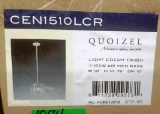 LOT OF 8 NEW QUOIZEL CEN1510LCR LIGHT FIXTURES