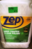 5 GALLON JUG OF ZEP HIGH TRAFFIC FLOOR POLISH