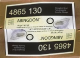 12 X BRIGGS WHITE TOILET BASES/BOWLS - ABINGDON, 1.6GPF, ELONGATED