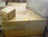 PALLET OF 61 NEW E LIGHTING INC4000WH LIGHT FIXTURES