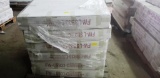 PALLET OF 6 BOXES NEW SHAKER FLORAL WHITE CABINETS