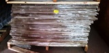 LONG PALLET (8-9FT) OF APPROX. 36 BOXES OF CABINET PANELS