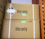 LOT OF 6 NEW BOXES OF BLUE UNITY DISINFECTING WIPES, 75% ALCOHOL
