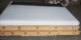 LOT OF 3 UPHOLSTERED KING SIZE HEADBOARDS