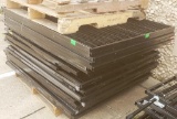 PALLET OF 25 BLACK METAL CAGE WALLS