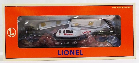 NEW IN THE BOX: 6461 LIONEL AVIATION FLATCAR WITH HELICOPTER 6-16968