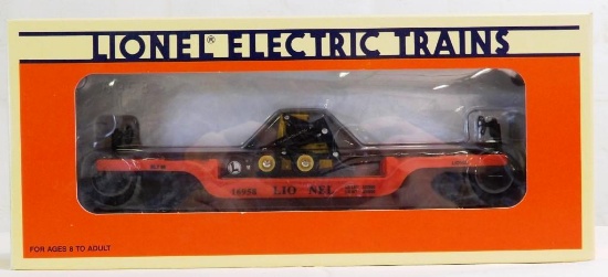 NEW IN THE BOX: LIONEL ELECTRIC TRAINS LIONEL FLATCAR WITH HOLLAND LOADER 6-16958