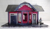 USED TRAIN STATION - MAYBE CUSTOM-MADE APPROX. 17-1/2