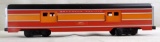 LIONEL 9589 SOUTHERN PACIFIC DAYLIGHT BAGGAGE CAR - 1983 - NO BOX