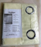 6 NEW FOCUS HOOKLESS SHOWER CURTAINS MODEL: HBH53DTB05CRX