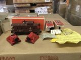 USED LIONEL ELECTRIC TRAINS NO.6457 CABOOSE & 2 x NO. 260 BUMPERS