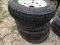 4pc New Trailer Tires and Rims, 5 Lug