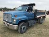 *1995 GMC Top Kick Dump Truck, Blue
