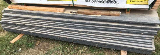 Pallet of 3/4" Ply Wood, Painted Gray