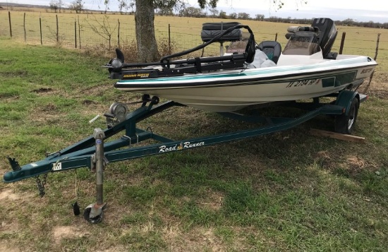 *1995 Skeeter Bass Boat, 90hp Force OB Motor