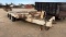 *1989 Gooseneck Flatbed Pintle Hitch Trailer