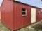 Red 12'x20' Portable Building