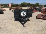 5x10 High Side Utility Trailer w/Ramp **No Title**