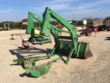 John Deere 620 Loader w/Brackets & 6' QA Bucket