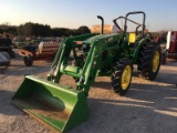 John Deere 5055E w/H240 Loader & 6' Bucket