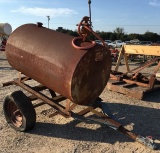 Approx 400gal Fuel Tank on Trailer