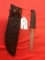 Buck 619 USA Stainless Hunting Knife w/Sheath