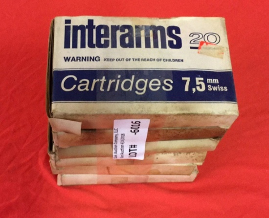 110rds Interarms 7.5mm Swiss