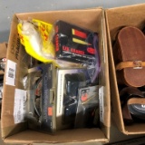 Box of Shooter's Eyewear & Reloading Gear