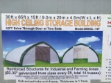 30'x65'x15' Storage Shelter Model# 3065GL-14P