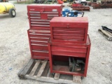 2pc Roll Around Tool Boxes & Misc Tools