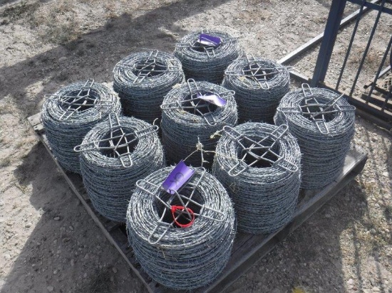 9pc Oklahoma Barb Wire Rolls