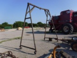 A-Frame on Casters with Pulleys