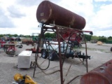 Diesel Tank on Stand w/ Pump and Hose