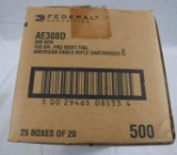 Federal 308 Win 150gr FMJ 500rds