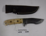 Custom Damascus Knife w/4.5in Blade