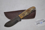 Custom Damascus Knife w/4in Blade