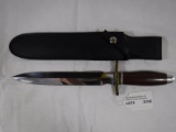 G Hicks Dagger w/10 1/4in Blade w/ Sheath