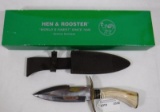 Hen and Rooster 7 1/4 Dagger w/Sheath