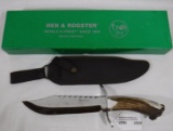 Hen and Rooster 9 1/4in Dagger w/Sheath