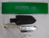 Hen and Rooster 6in Blade w/Gut Hook and Sheath