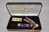 Hen and Rooster George W. Bush Pocket Knife